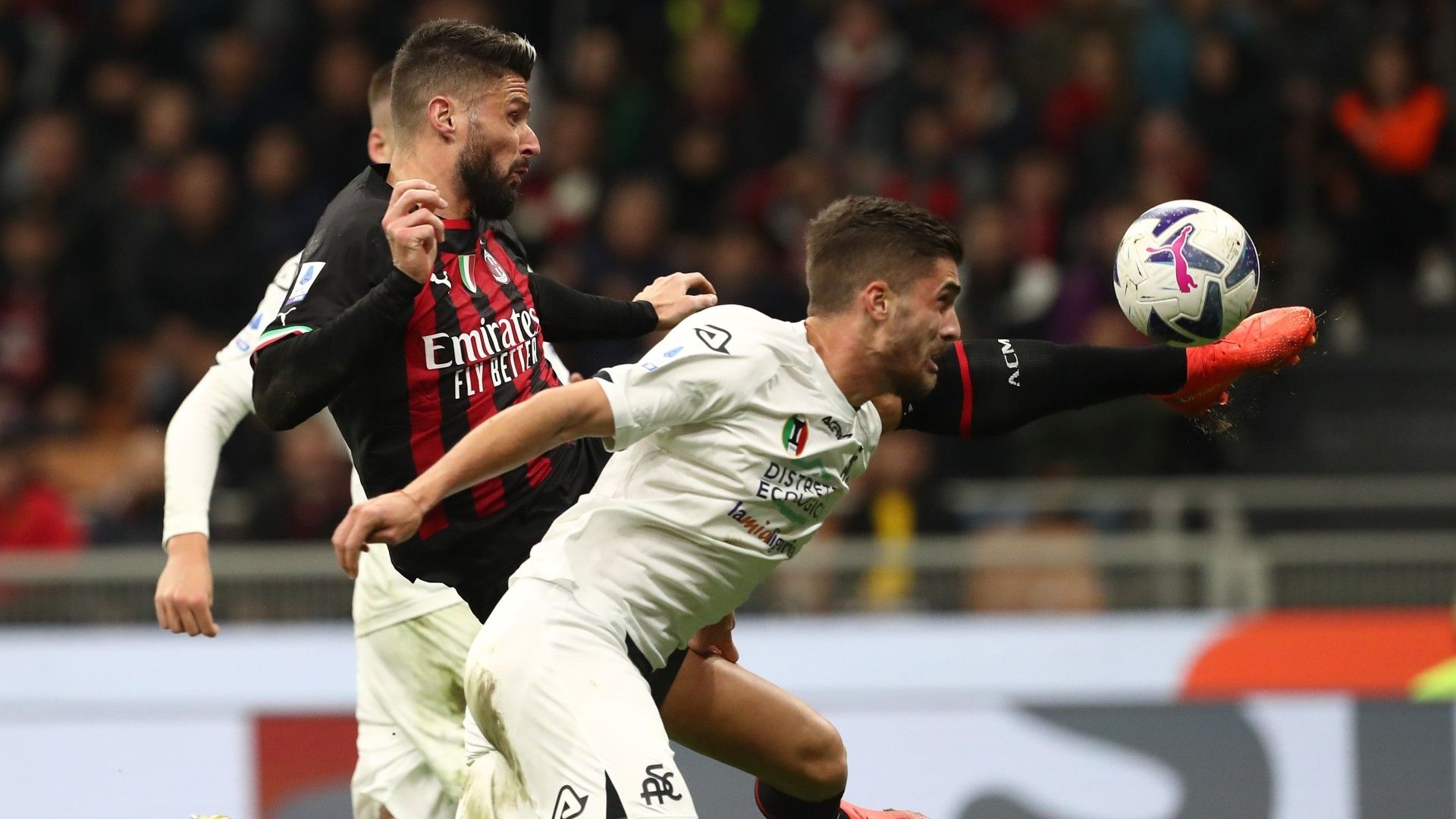 Giroud AC Milan goal 2022-23