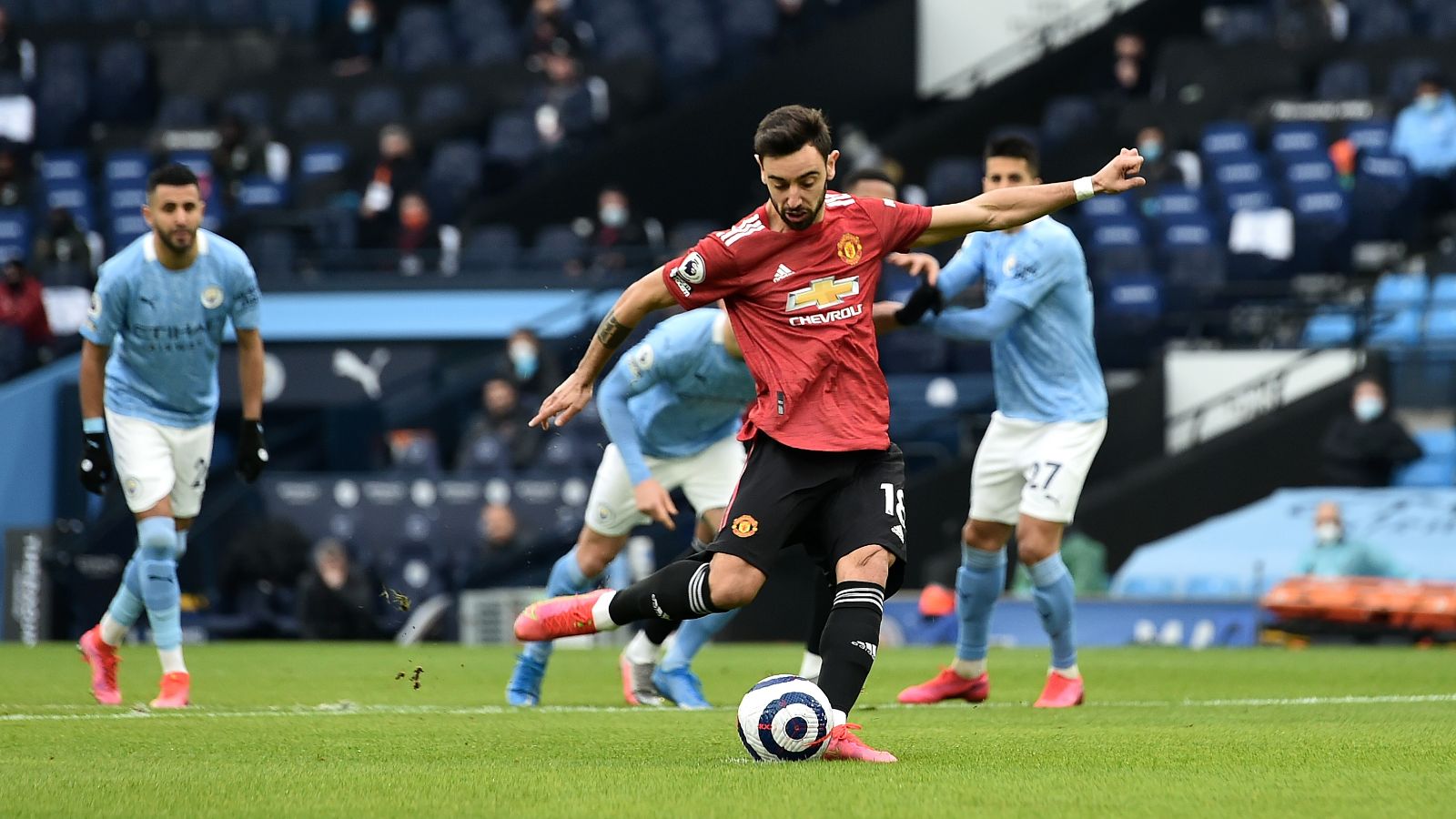 Bruno Fernandes, Manchester City vs. Manchester United