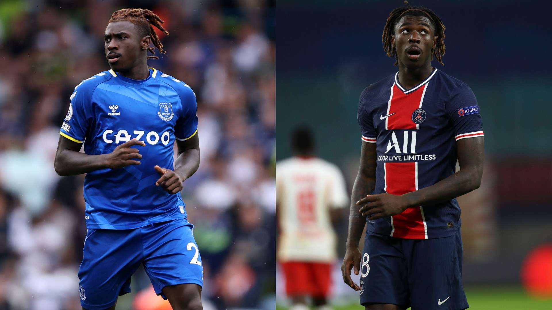 Moise Kean Everton PSG