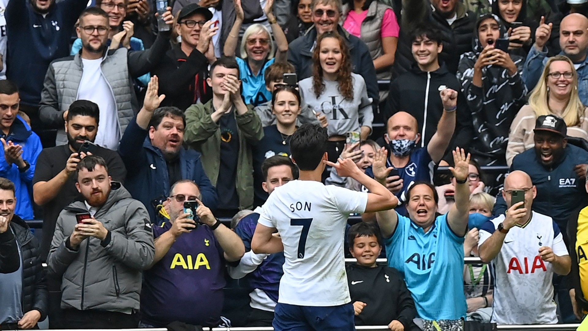 Son Heung-min Tottenham vs Arsenal pre-season friendly 2021-22