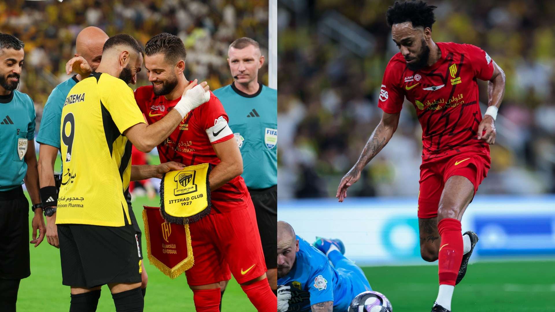 Karim Benzema Nacho Pierre-Emerick Aubameyang Ittihad Al-Qadsiah