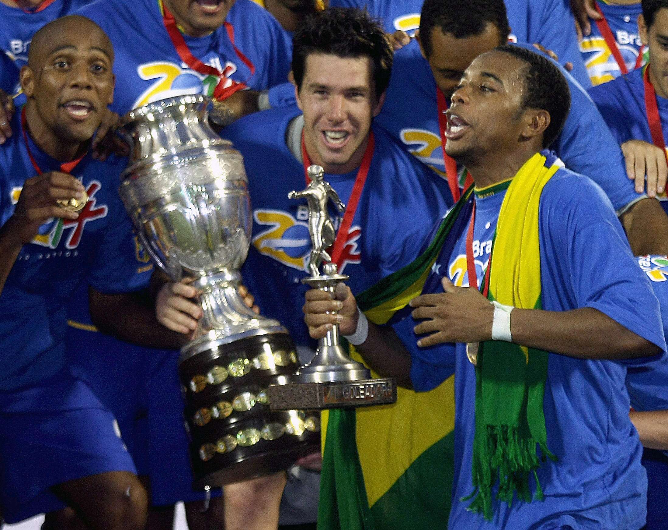 Robinho Brasil Campeão Copa América 2007