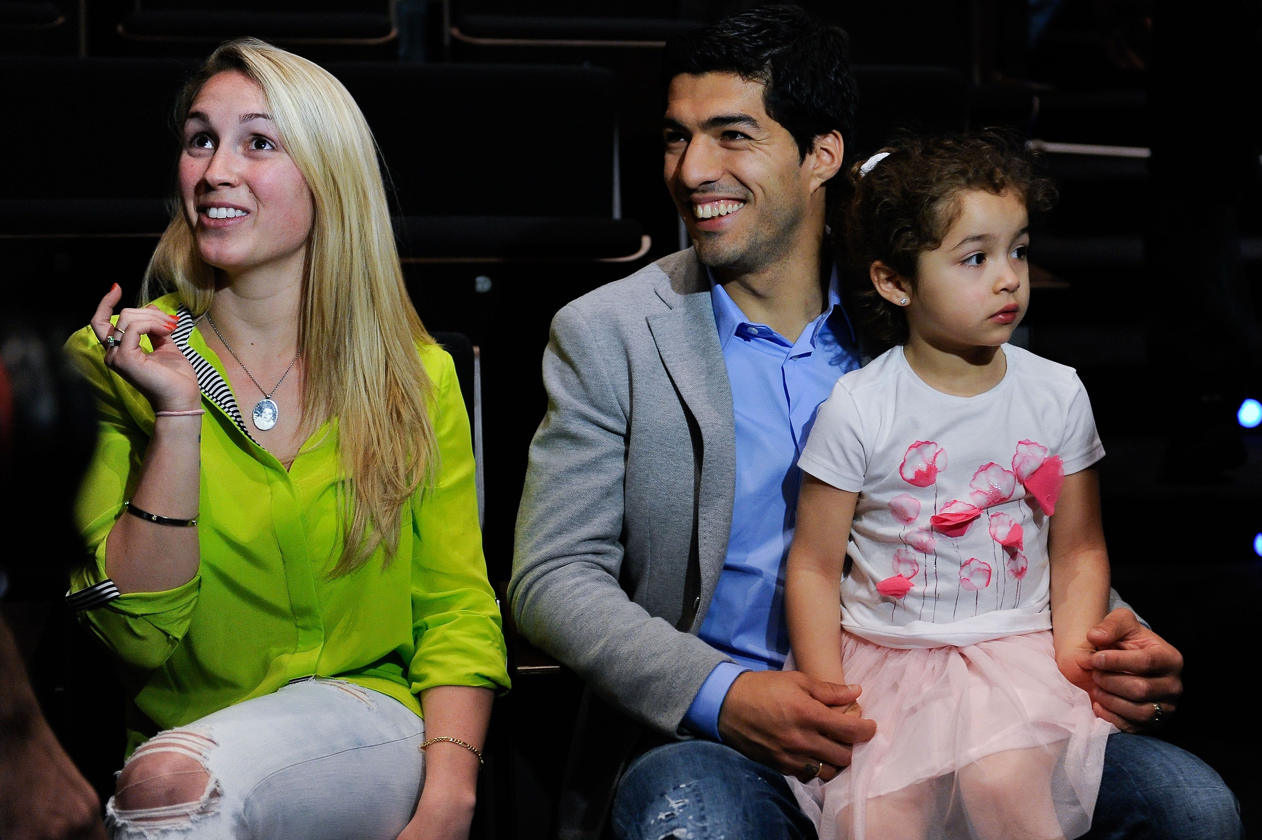 Luis Suarez & Wife