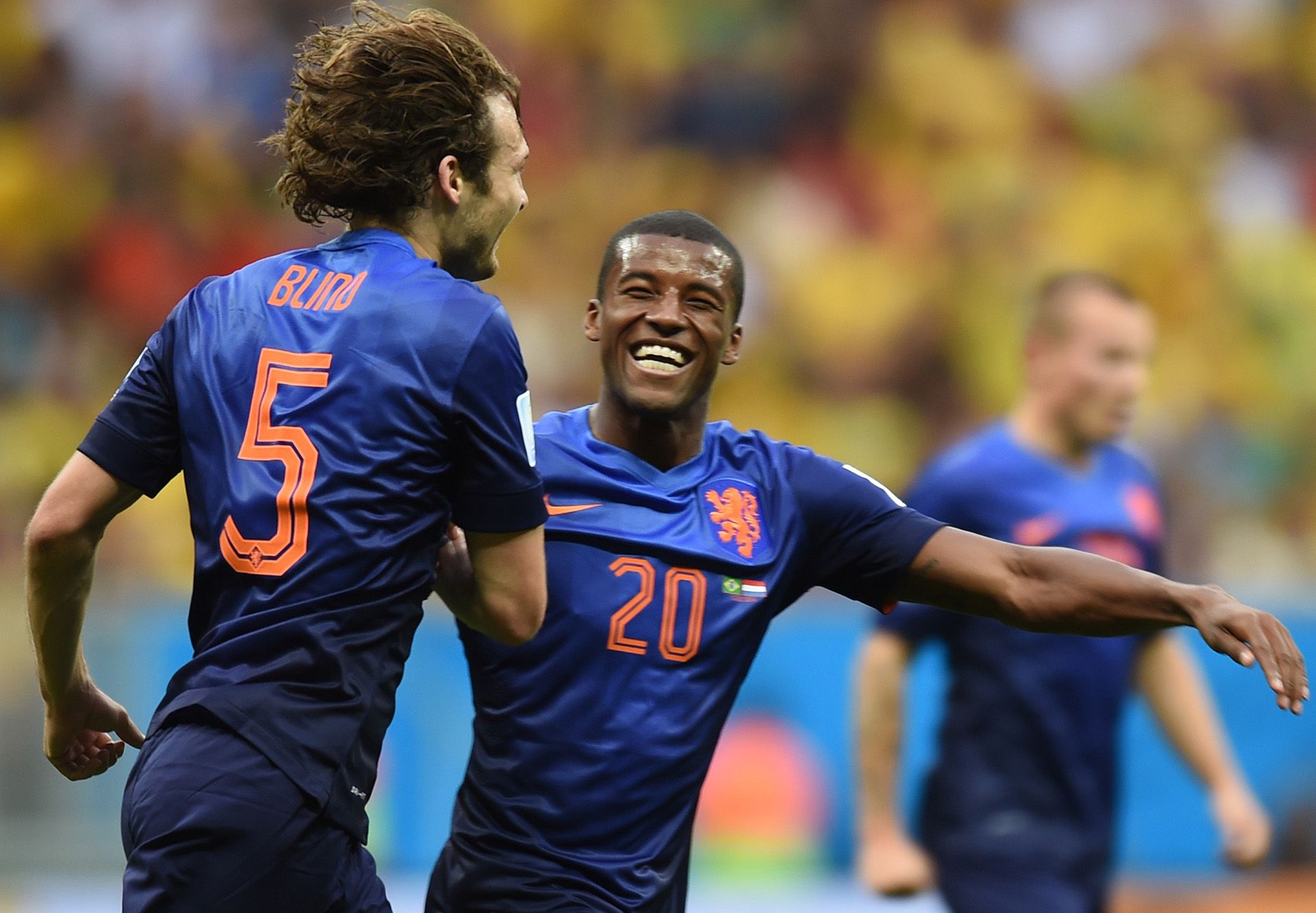 Georgino Wijnaldum Brazil Netherlands 2014 World Cup third-place playoff 07122014