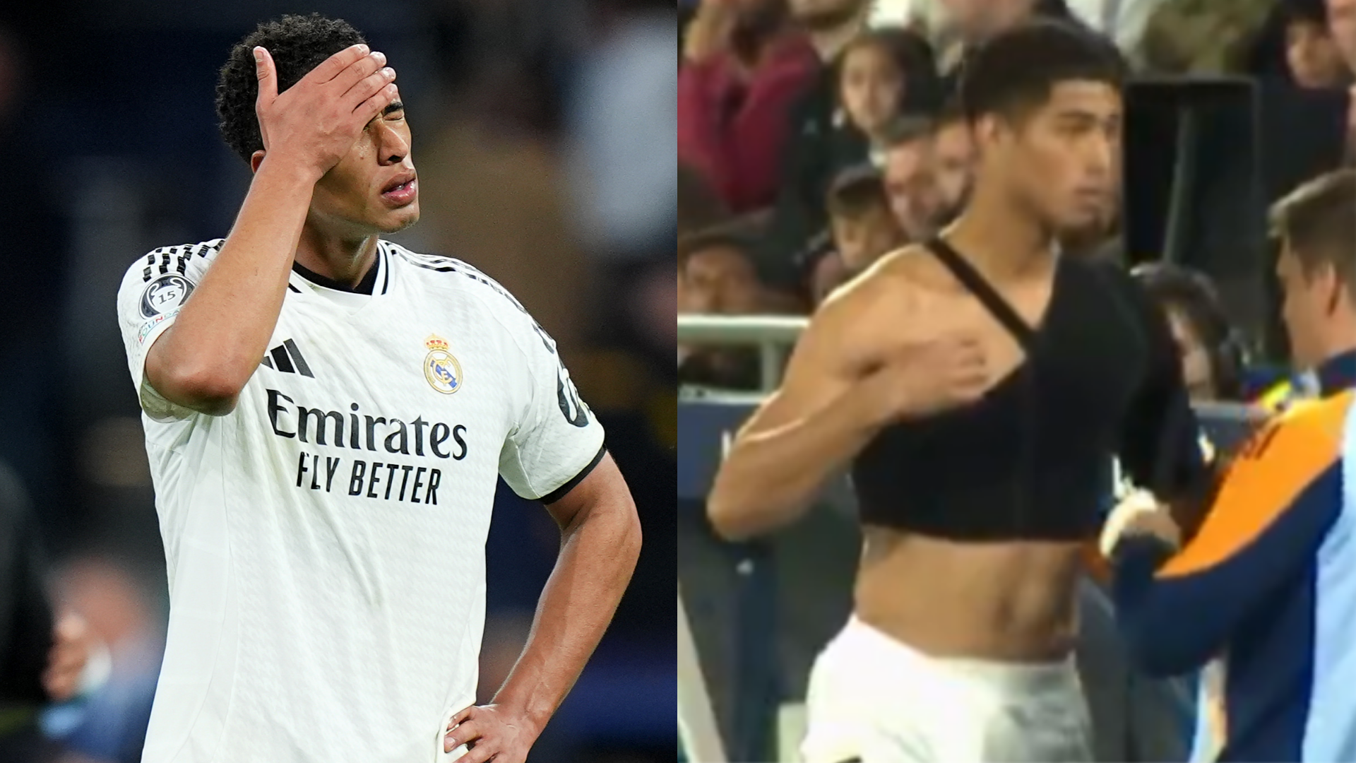 Jude Bellingham shoulder Real Madrid 2024-25