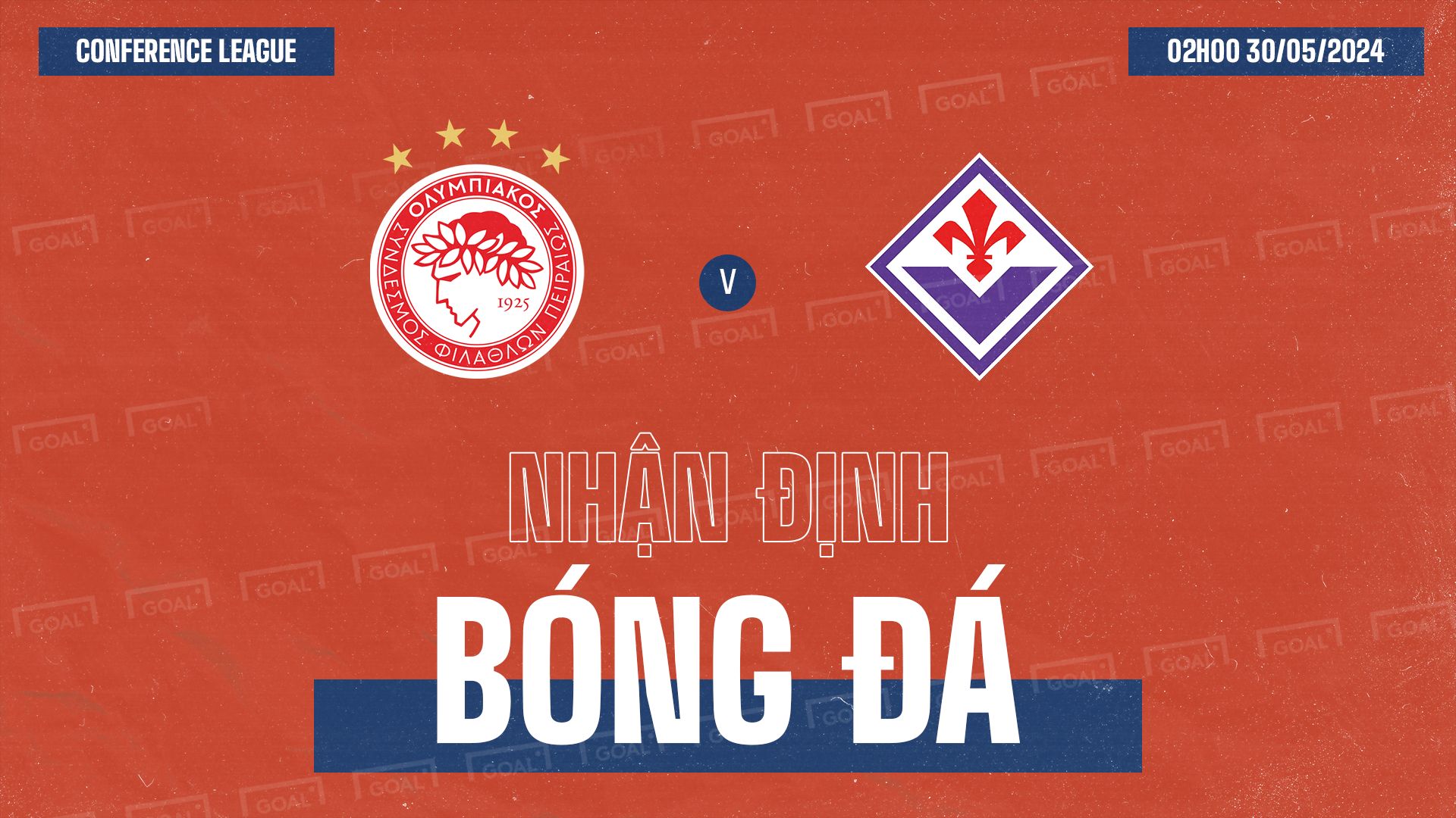 Olympiacos vs Fiorentina Europa Conference League 2023-24 GFX