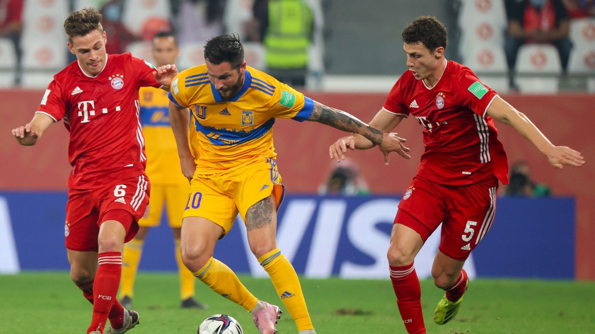Tigres Bayern Munich André-Pierre Gignac Joshua Kimmich Benjamin Pavard