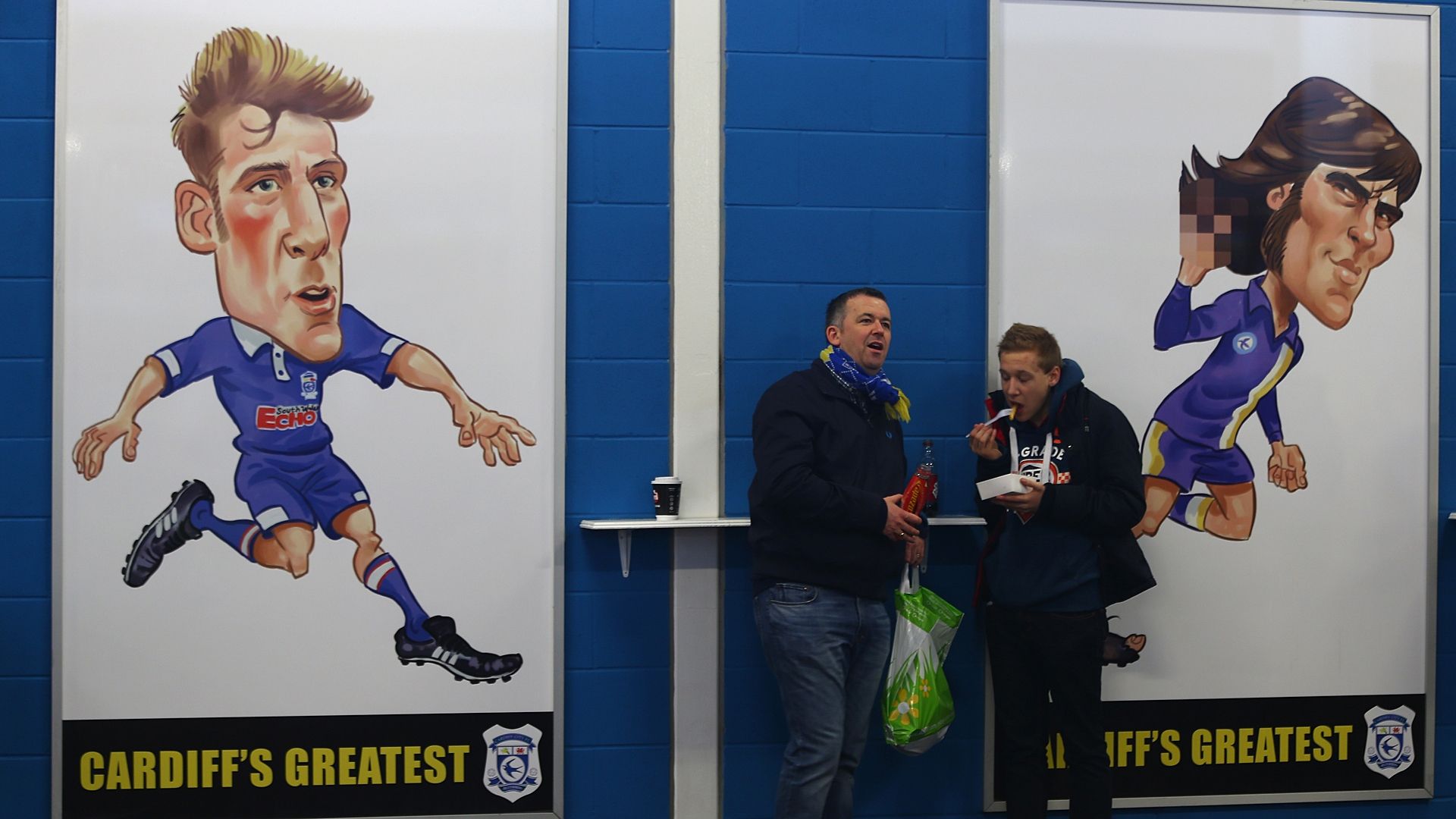 Robin Friday Karrikatur