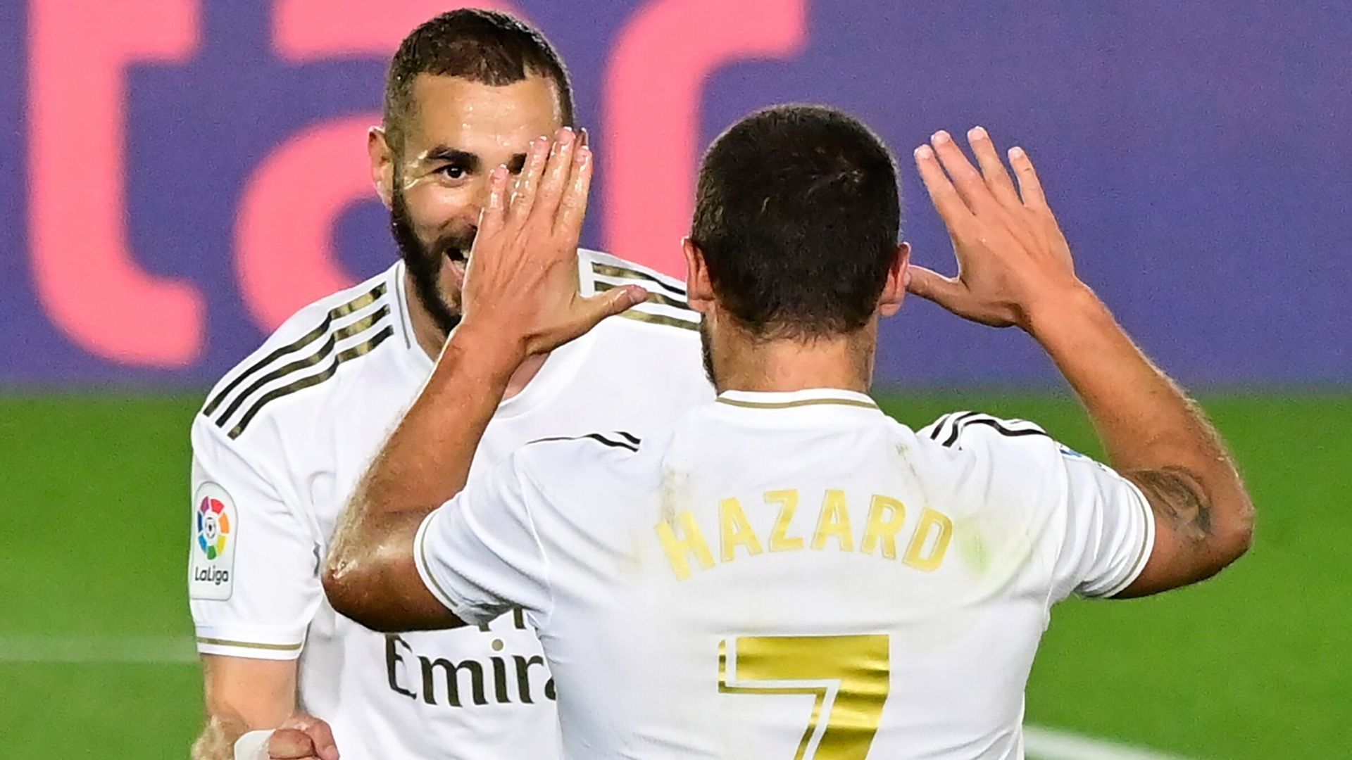 Benzema Hazard Real Madrid Valencia 18062020