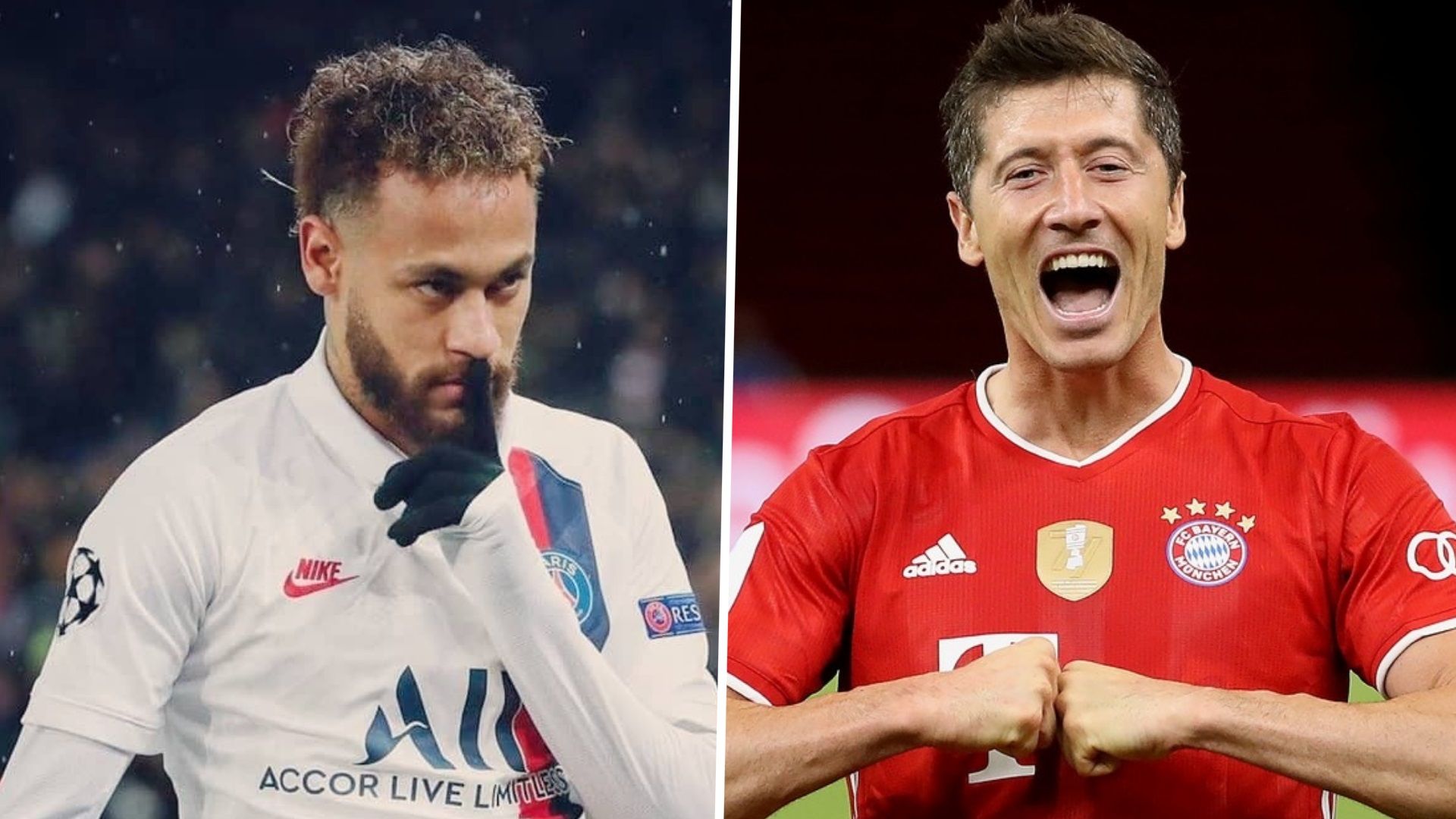 GFX  Neymar Lewandowski