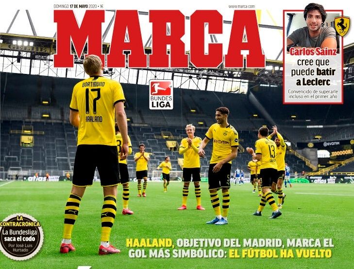 17 May Newspapers embed only Marca