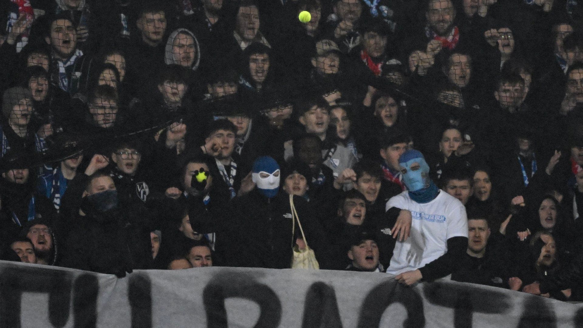 Bochum Bayern Munich fans tennis balls protest Bundesliga 2023-24