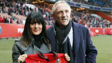 Salma Hayek Francois Pinault Stade Rennes