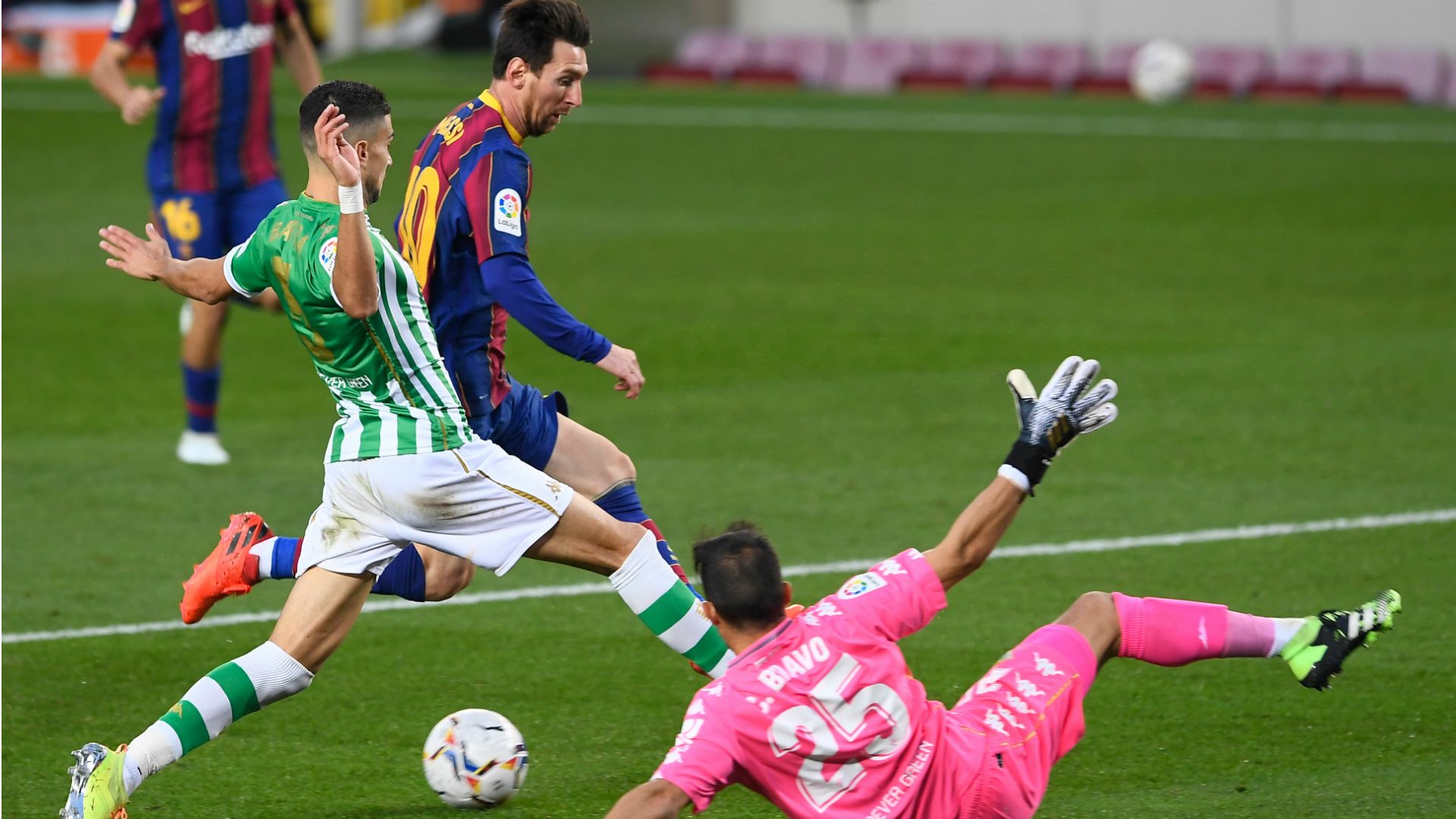 Lionel Messi agains Real Betis