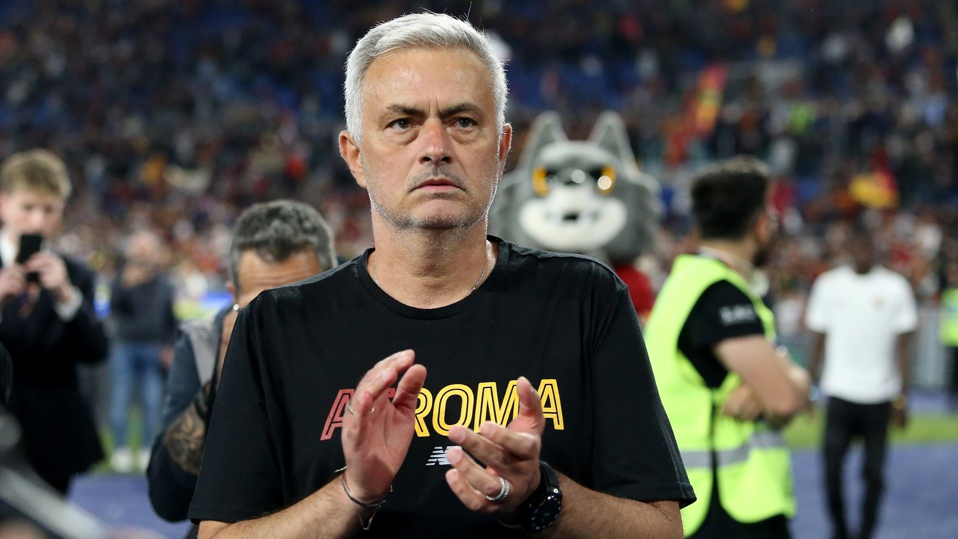 Jose Mourinho head coach of AS Roma