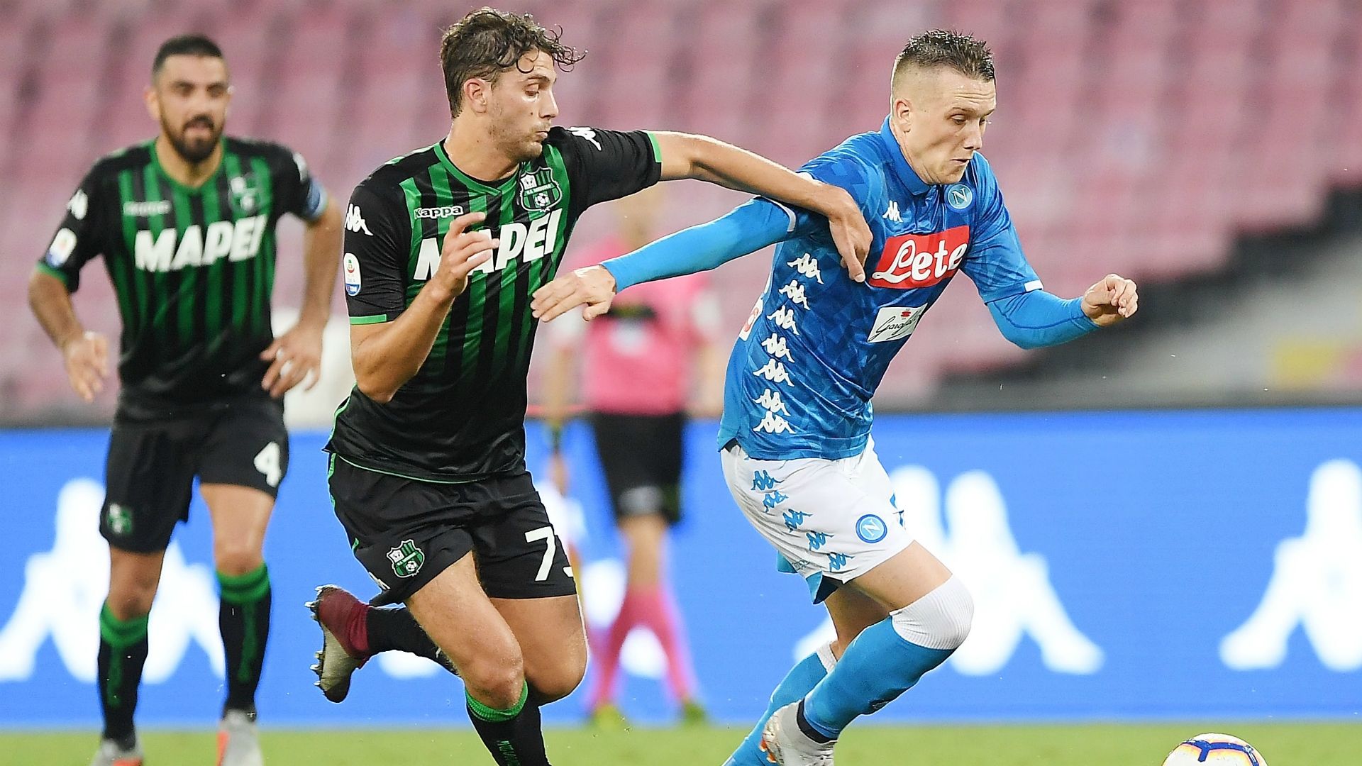 Manuel Locatelli Piotr Zielinski Napoli Sassuolo Serie A