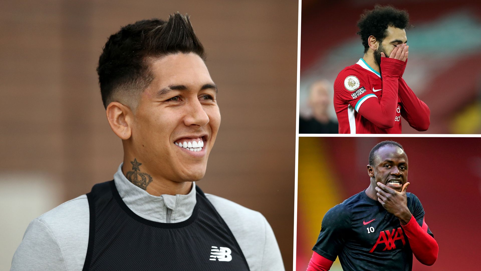 Roberto Firmino Mohamed Salah Sadio Mane