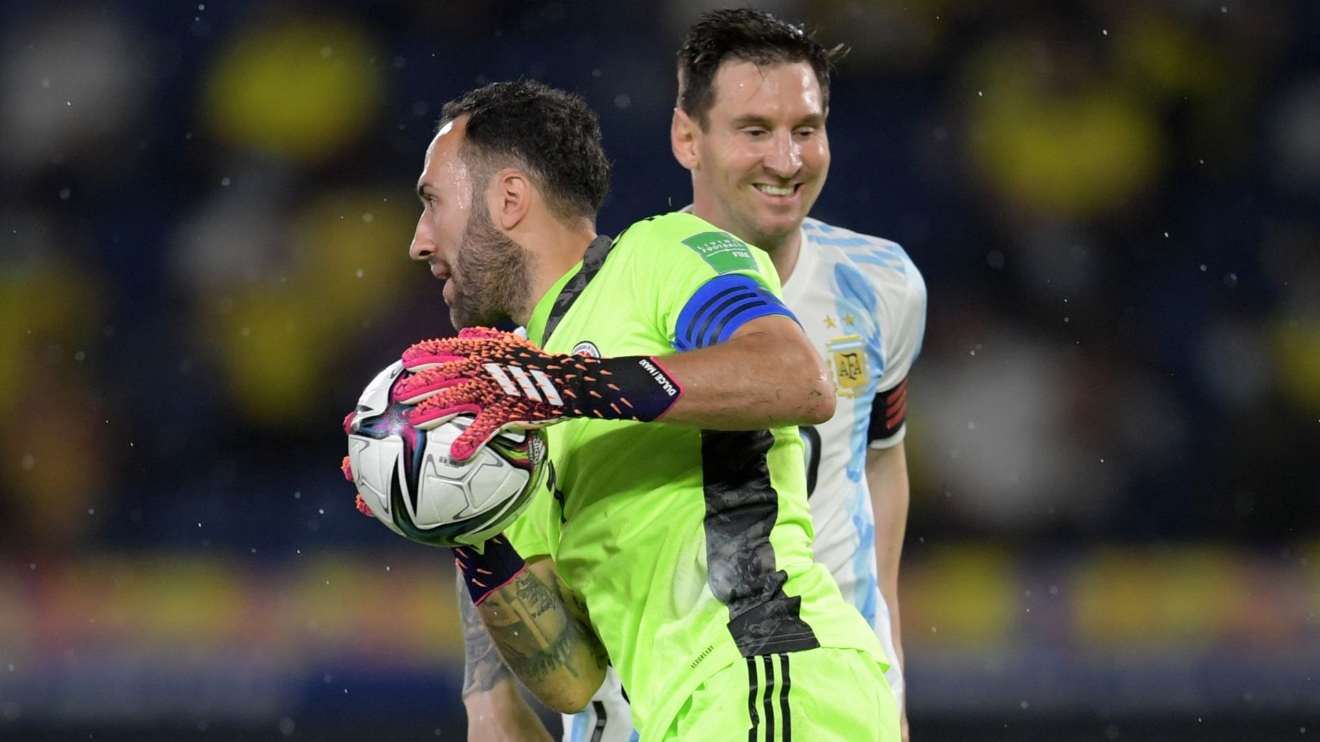 Lionel Messi David Ospina Argentina Colombia