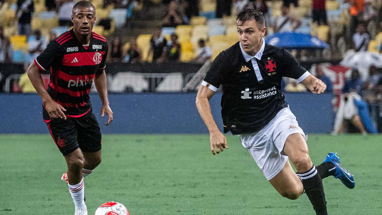 Lucas Piton e De La Cruz, Vasco x Flamengo, Carioca 2024