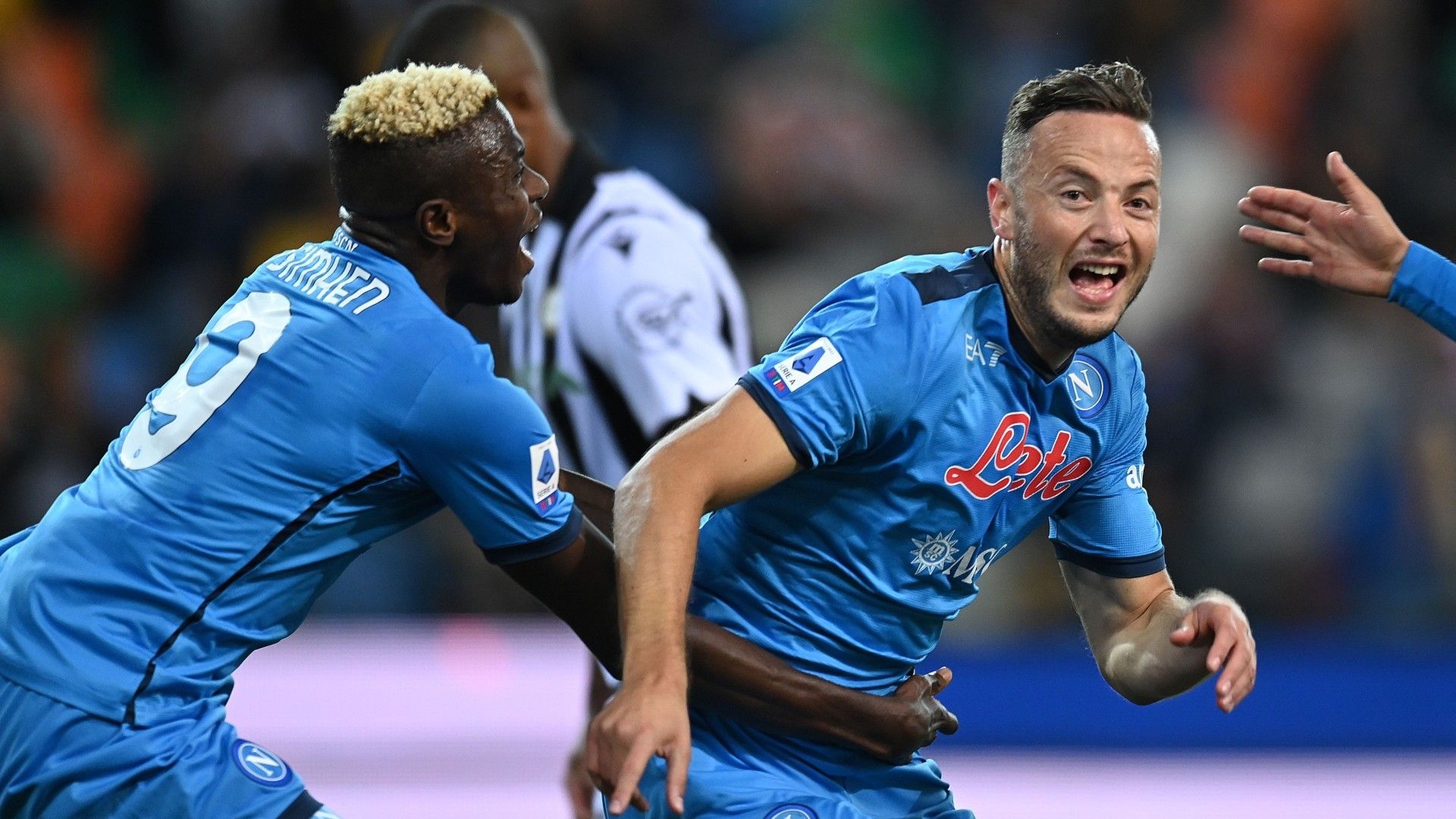 Udinese Napoli Osimhen Rrahmani