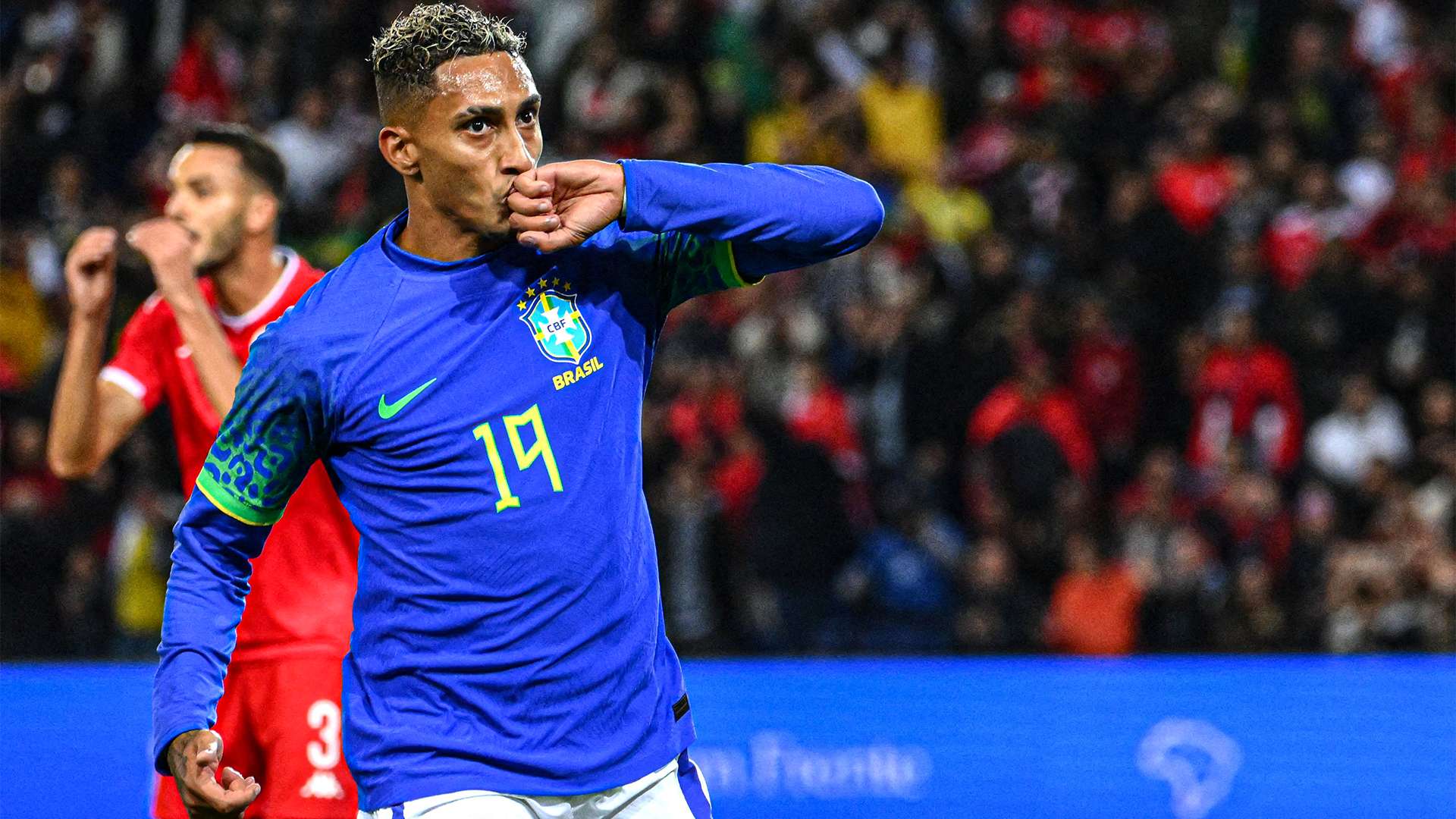 Raphinha Brazil Tunisia 2022