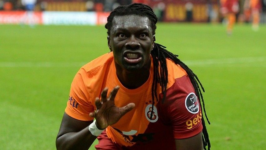 Bafetimbi Gomis Galatasaray Goal Celebration vs. Caykur Rizespor 02/27/22