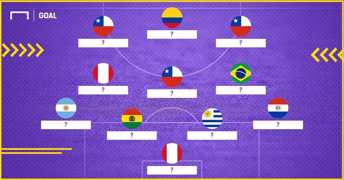 XI ideal fecha 17 Eliminatorias Sudamericanas