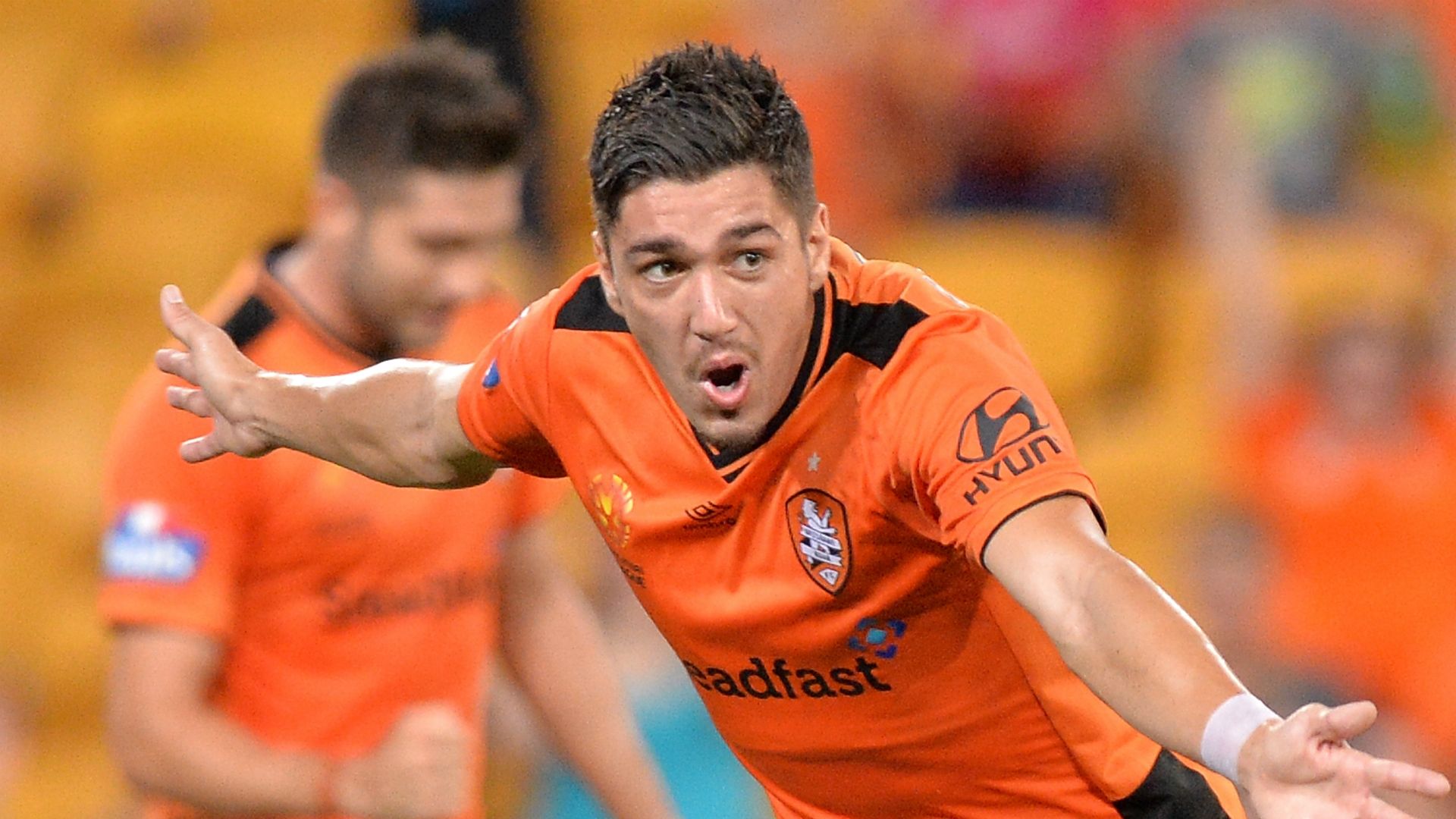 Dimitri Petratos Brisbane Roar v Sydney FC A-League 26032016