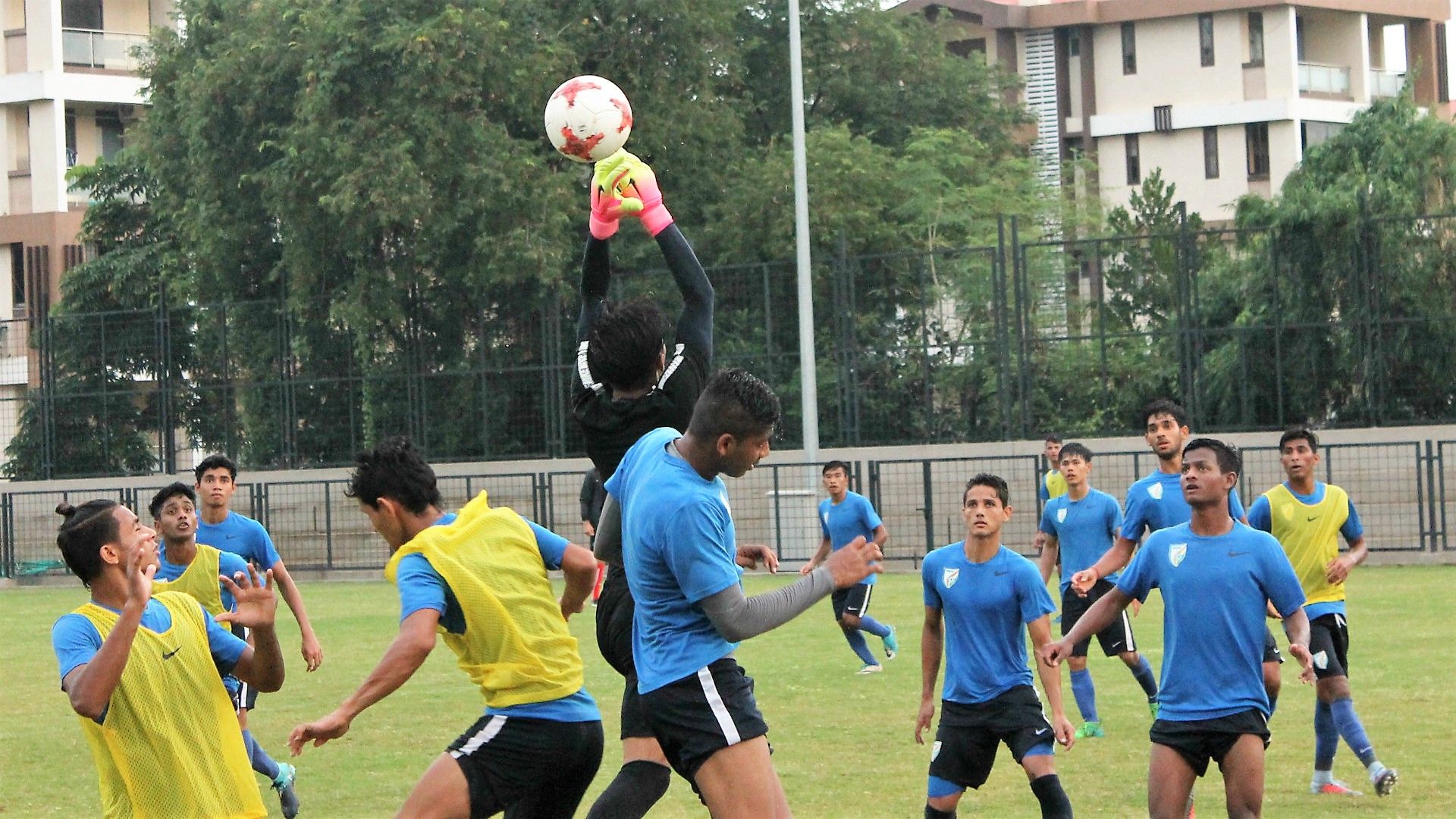 India U17 training