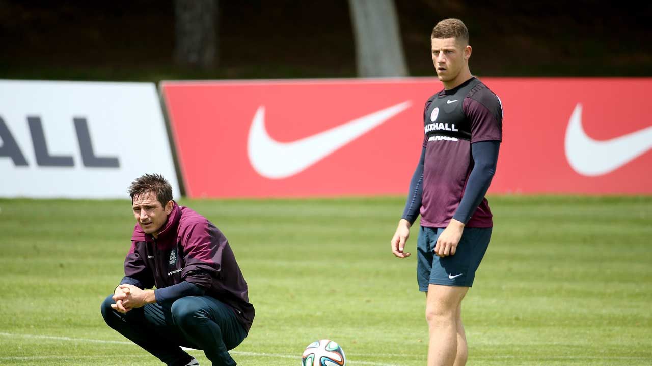 Ross Barkley and Frank Lampard