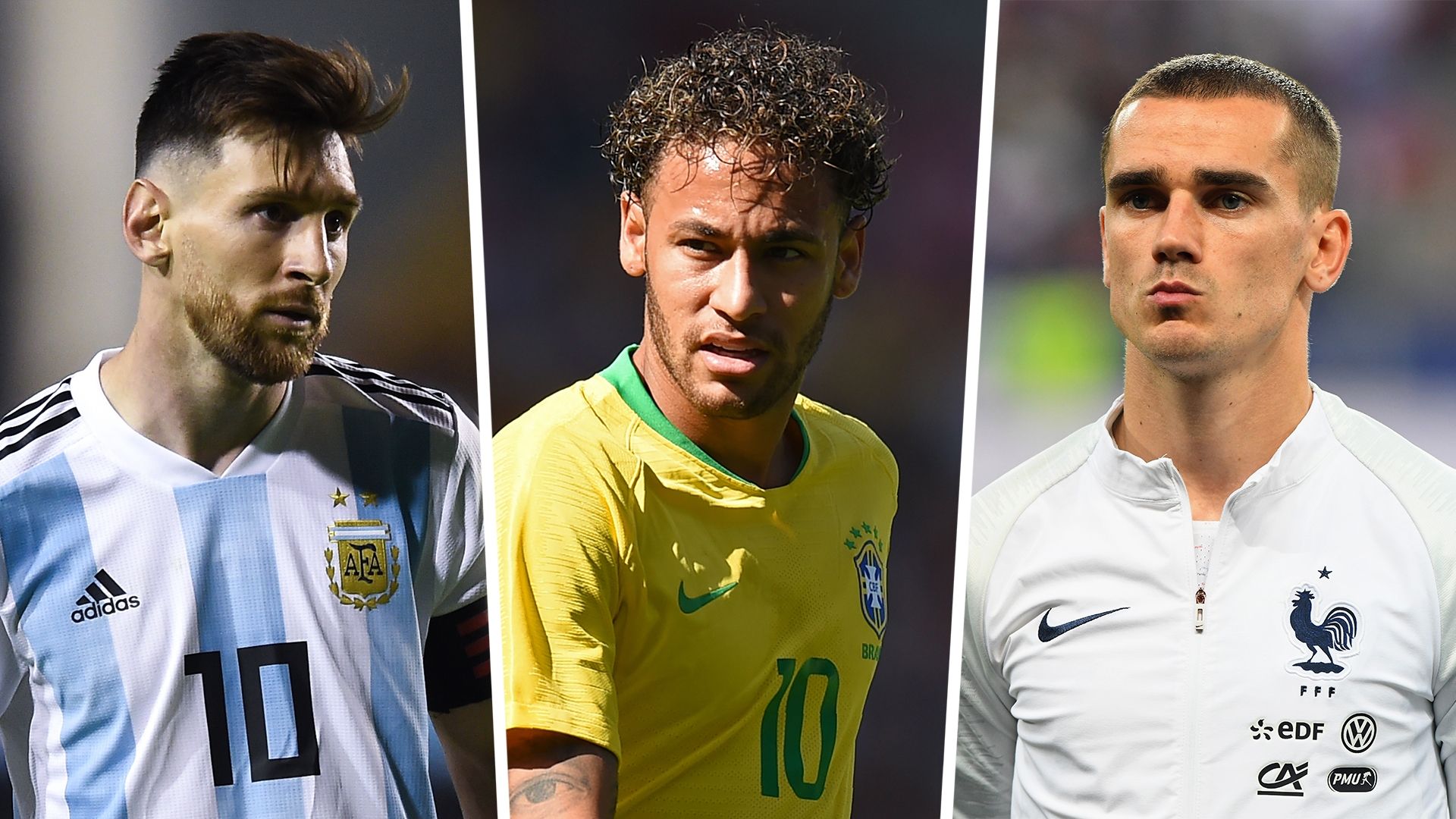 Messi, Neymar, Griezmann