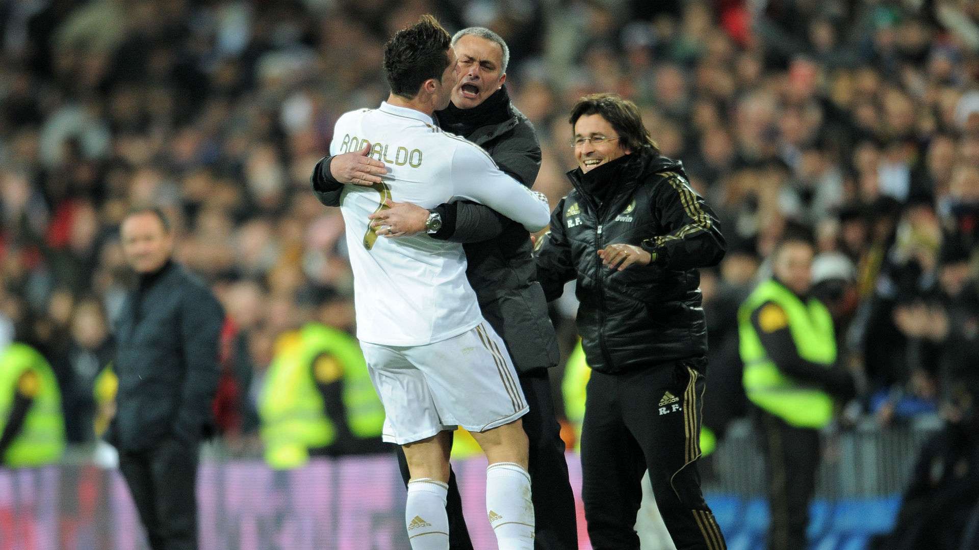 Jose Mourinho Cristiano Ronaldo Real Madrid La Liga 28022012