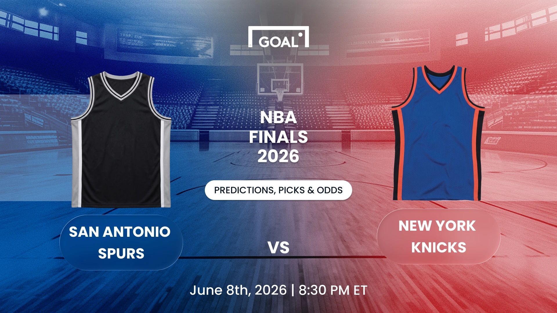 knicks vs spurs nba predictions image - 8.6.26