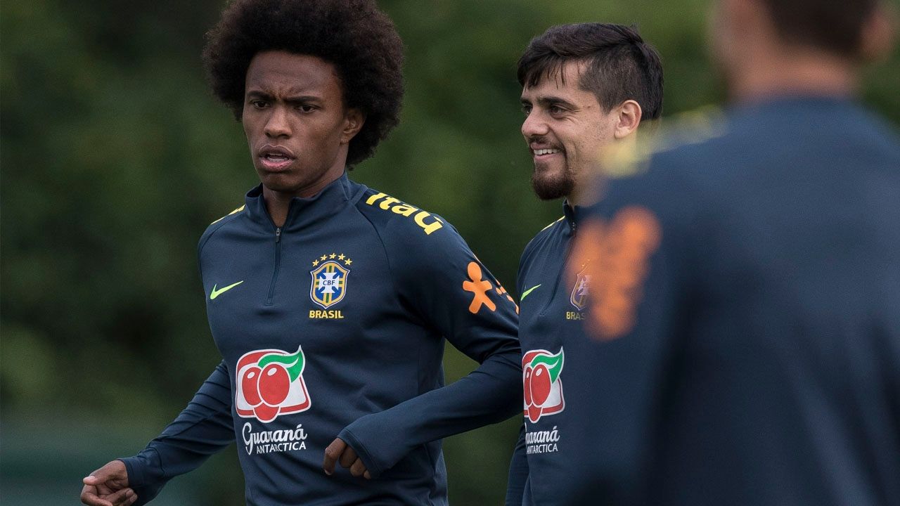 Willian Brasil treino 05 06 18