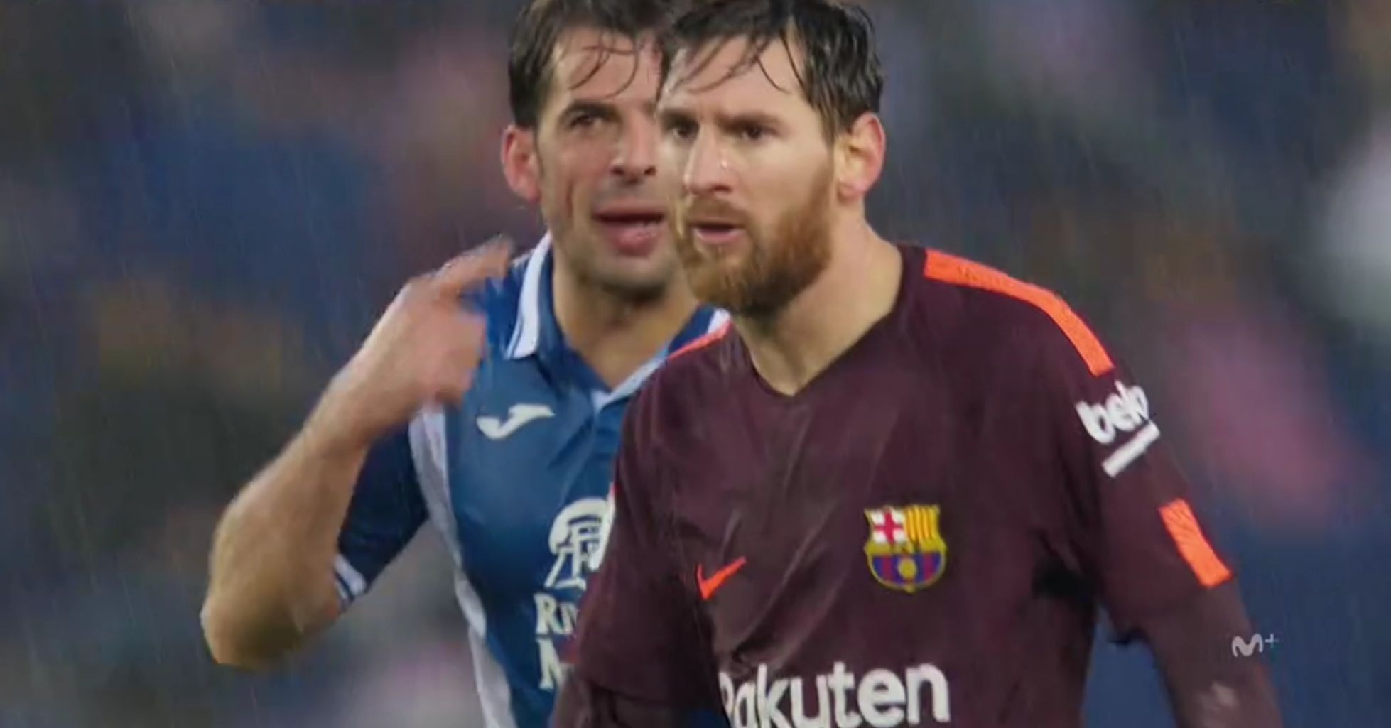 Messi Victor Sanchez Messi Espanyol Barcelona