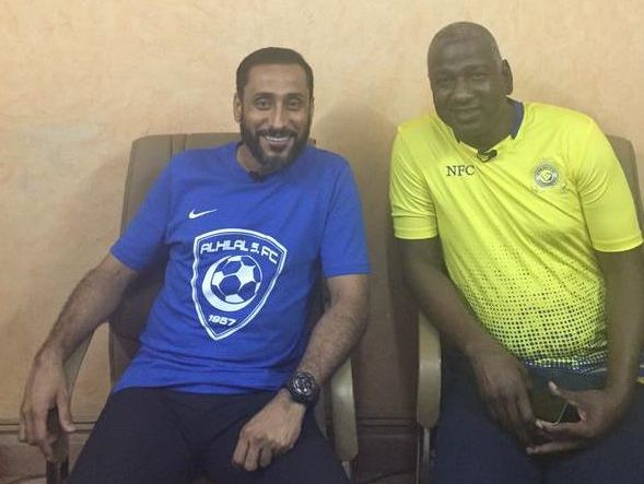 أسطورة النصر ماجد عبد الله والهلالي سامي الجابر