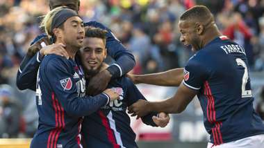 Lee Nguyen Diego Fagundez Andrew Farrell Kei Kamara New England Revolution MLS