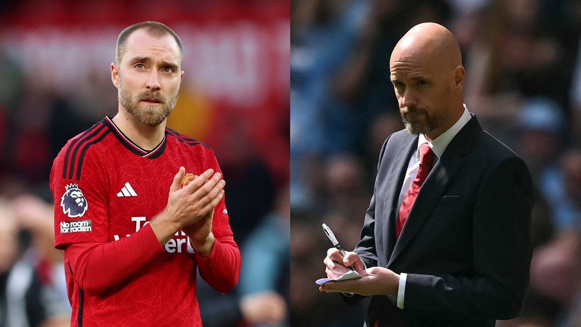Christian Eriksen Erik ten Hag split