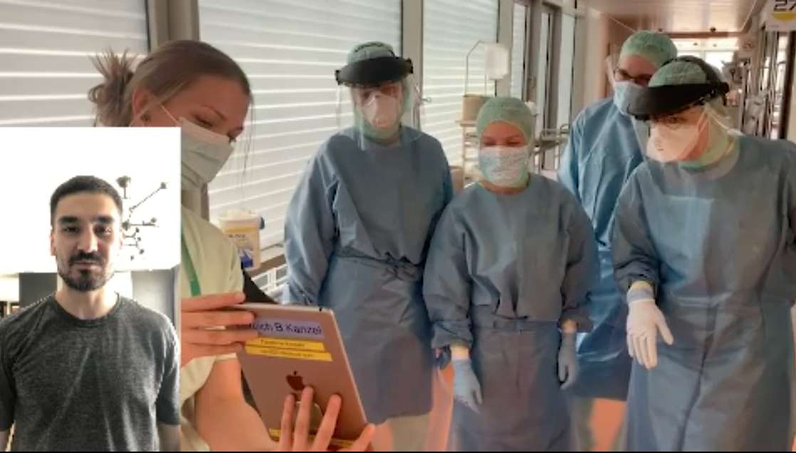 Screenshot Gündogan Videobotschaft