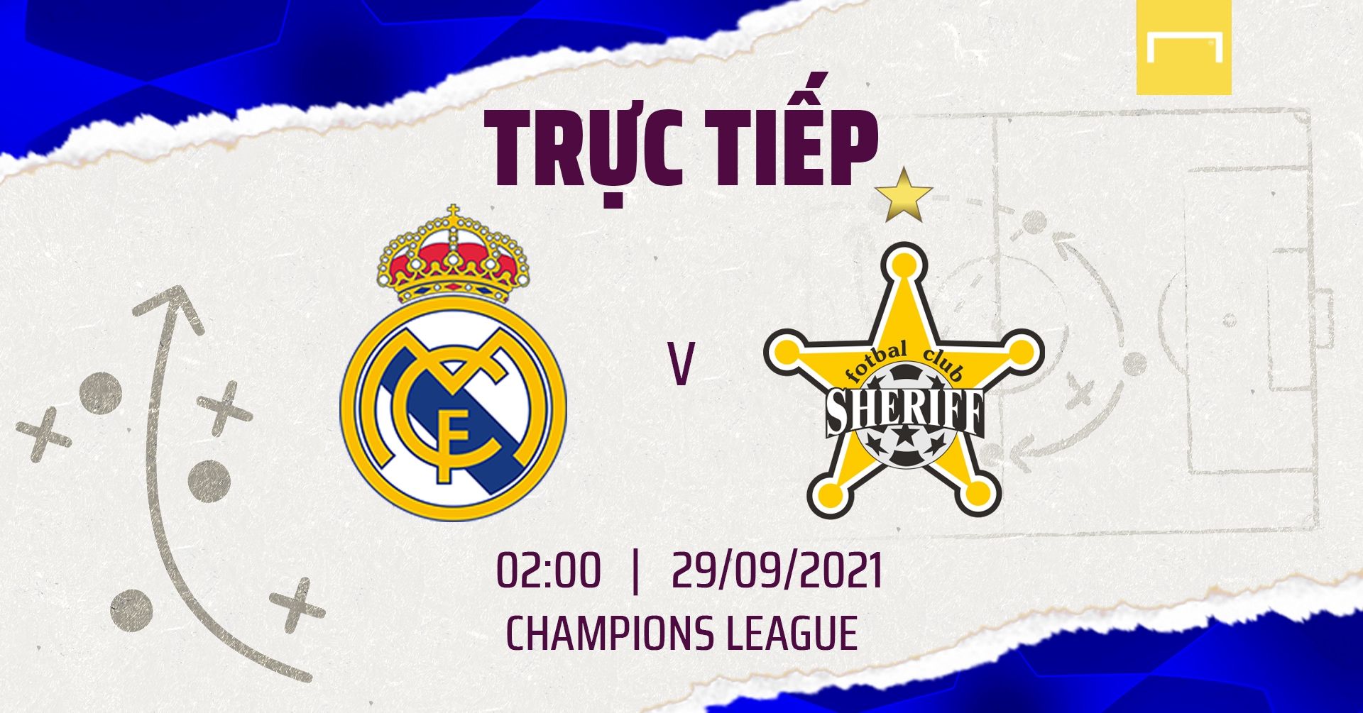 Live Real Madrid vs Sheriff 2021/22 UEFA Champions League GFX