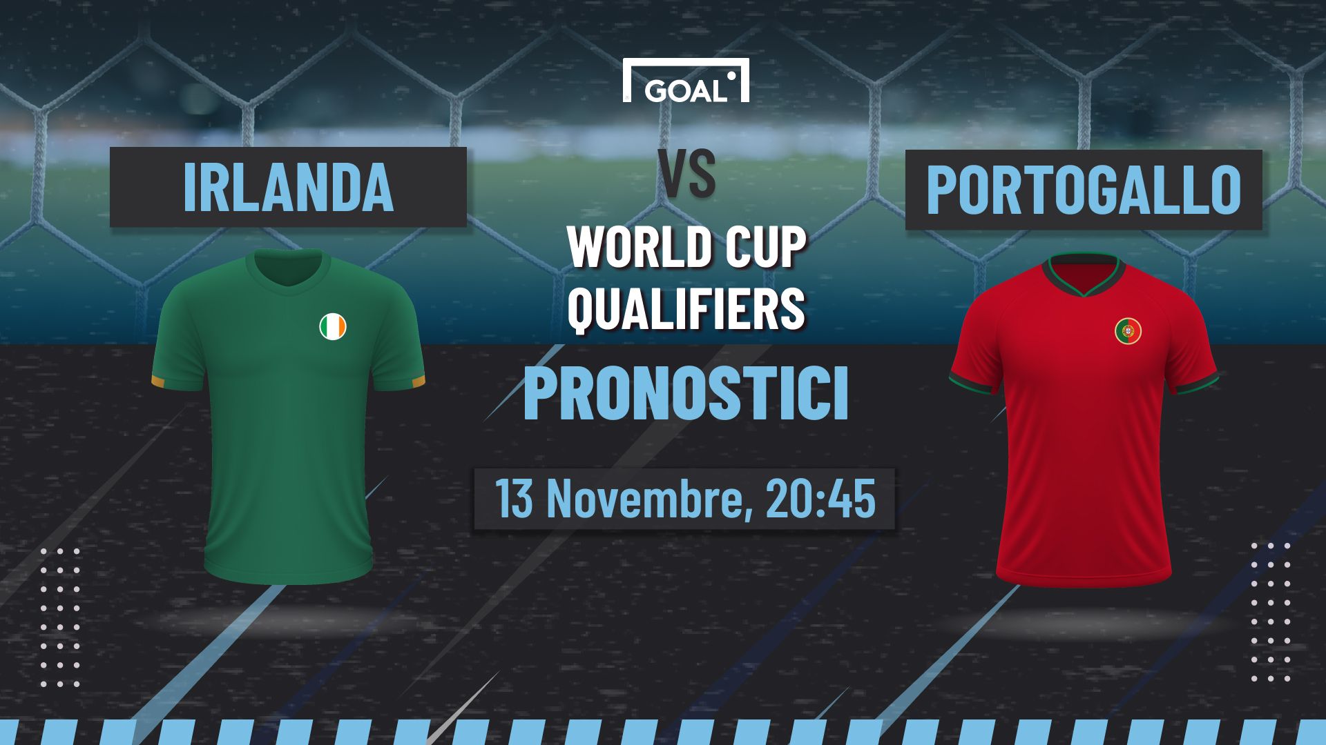 Pronostici Repubblica d'Irlanda - Portogallo