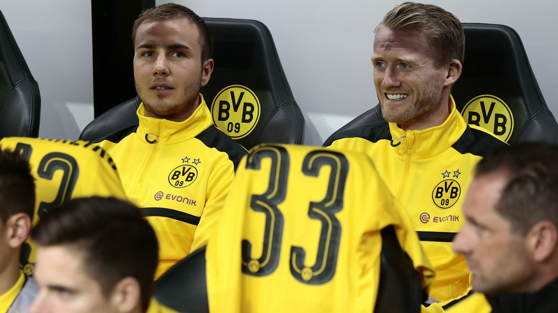 Mario Götze Andre Schürrle Borussia Dortmund Supercup 14082016