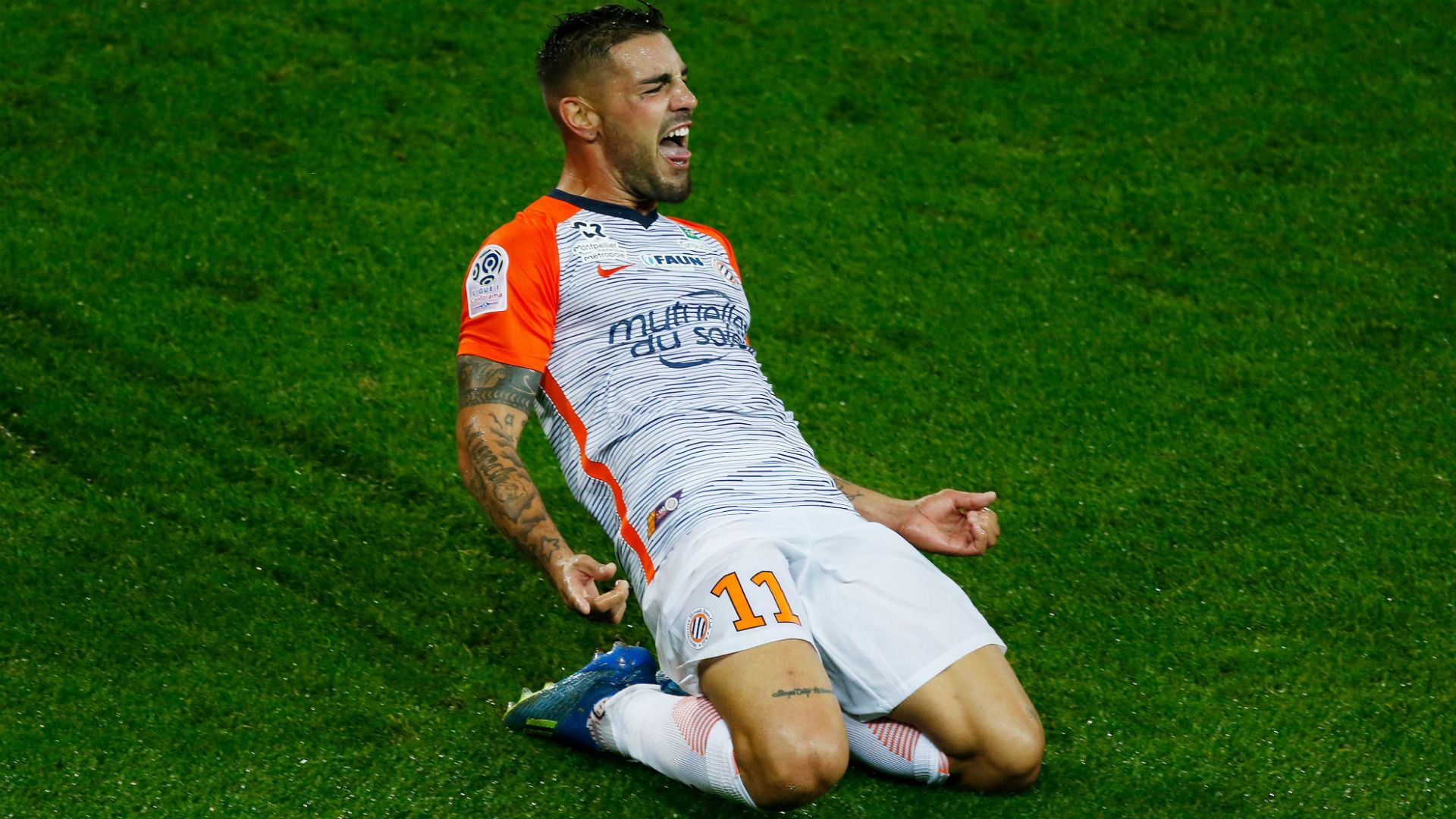 Andy Delort Guingamp Montpellier Ligue 1 06102018