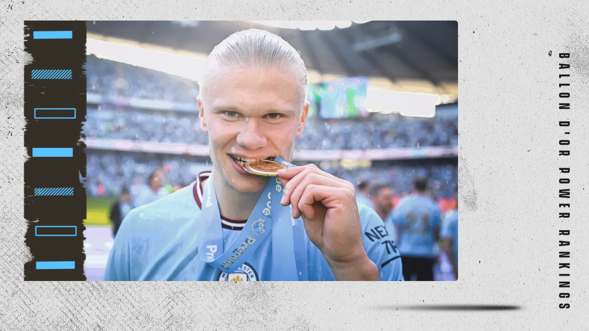 Erling Haaland Ballon d'Or Rankings GFX