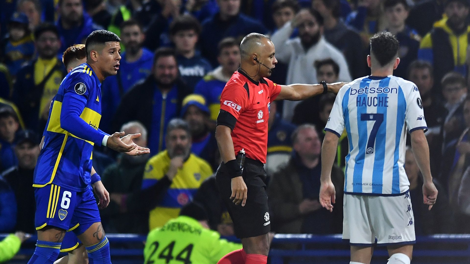 Marcos Rojo Gabriel Hauche Wiltor Sampaio Boca Racing Copa Libertadores 2308202