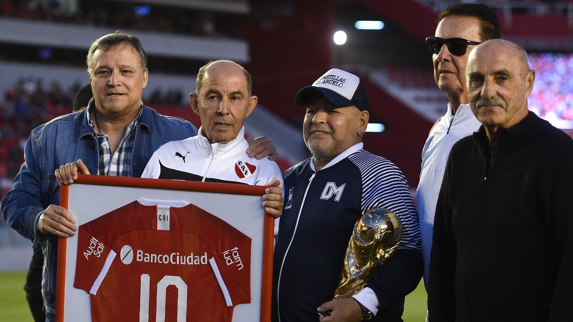 Daniel Bertoni Ricardo Bochini Diego Maradona Miguel Santoro Ricardo Pavoni 02222020