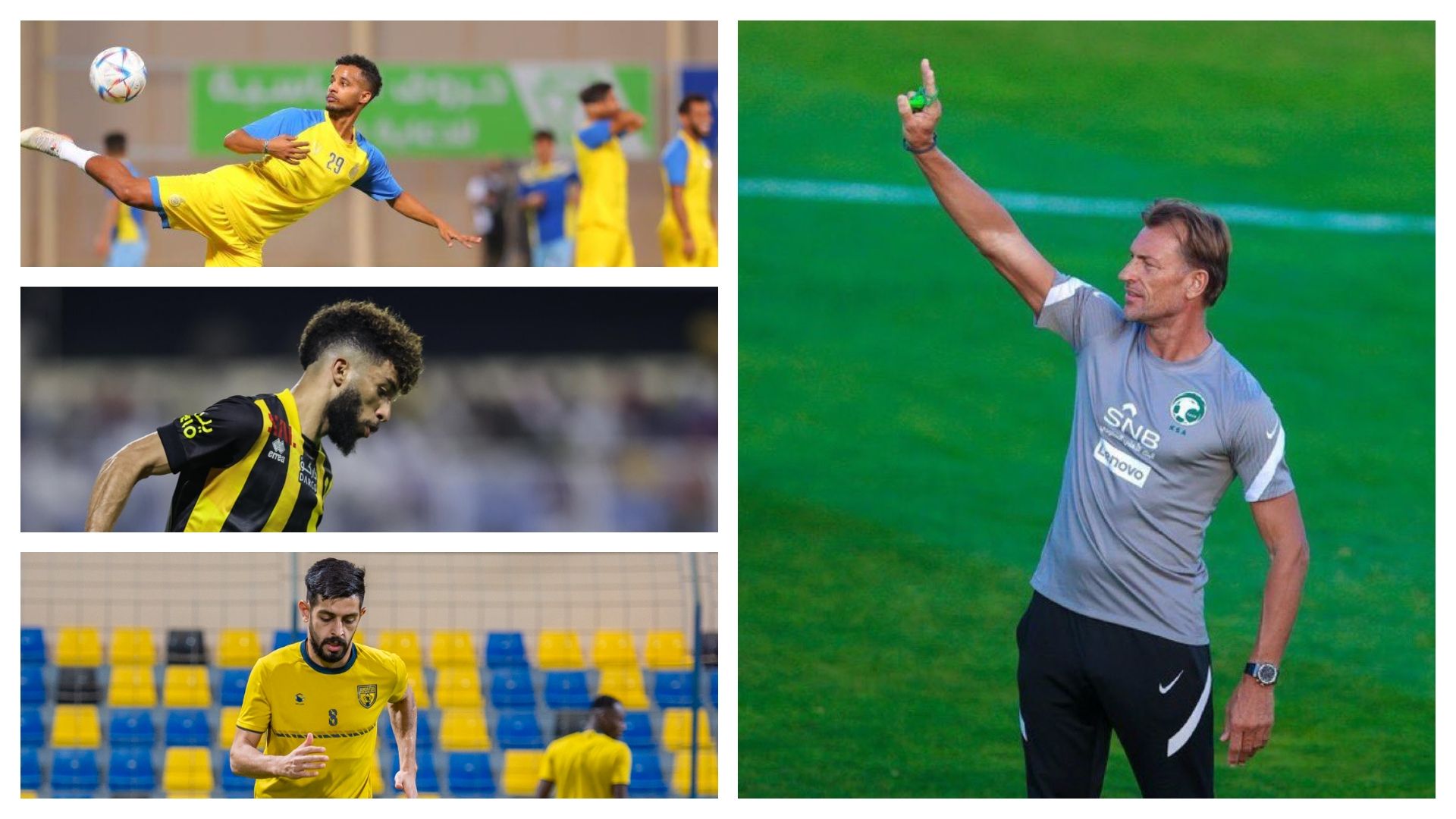 Herve Renard - Abdulrahman Al-Aboud  - Sumaihan Al-Nabit - Abdulrahman Ghareeb - saudi