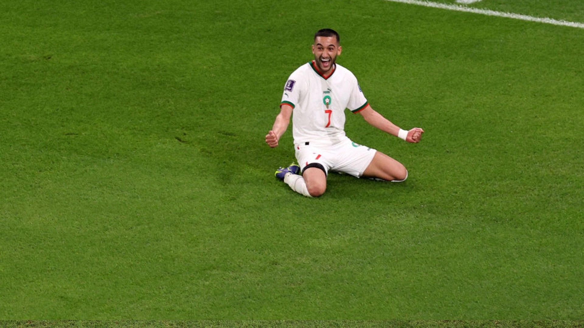 Hakim Ziyech of Morocco