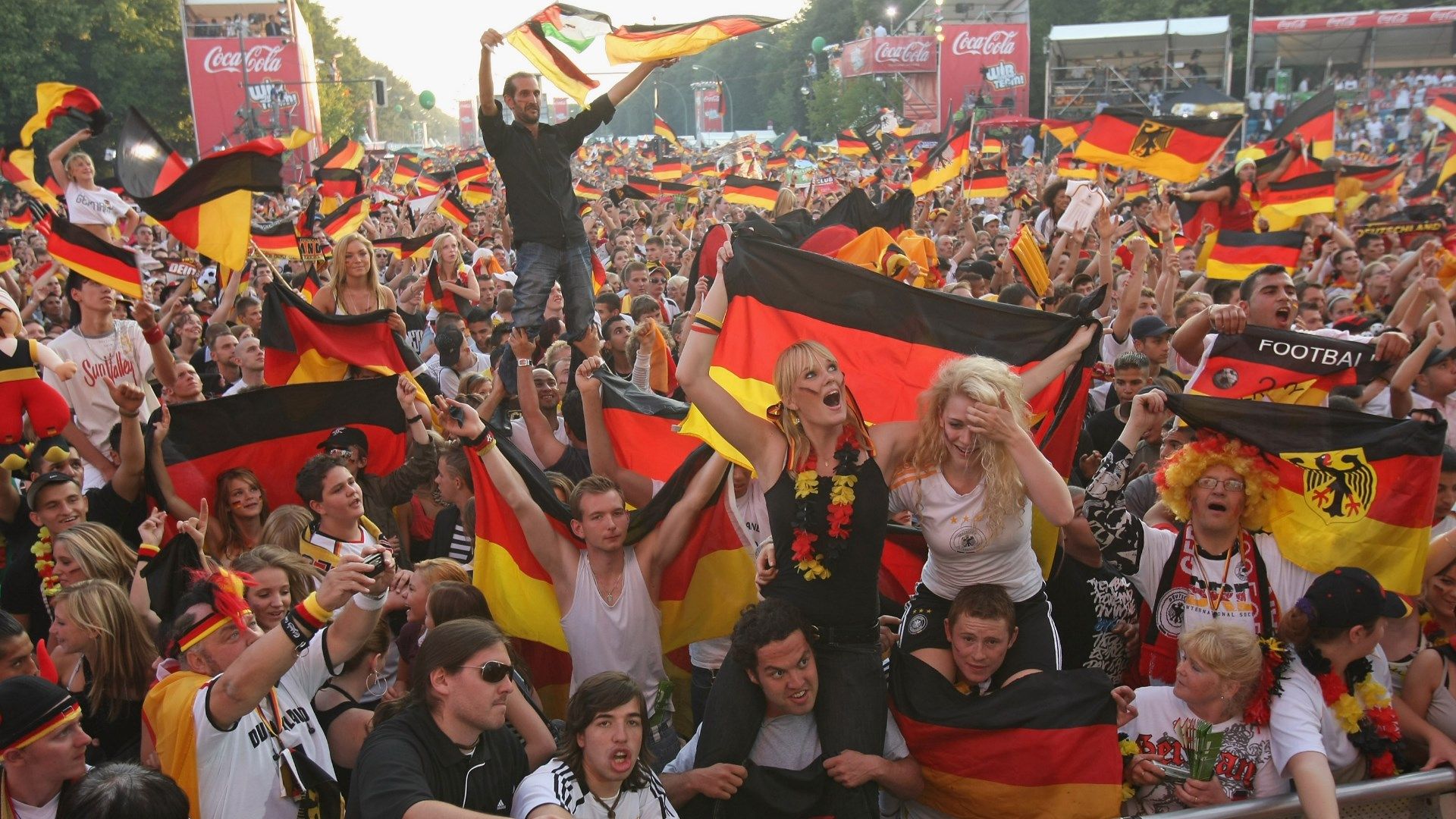 Germany fans Berlin 2008