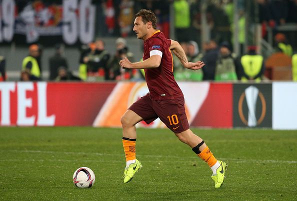Totti Roma Lyon 16032017